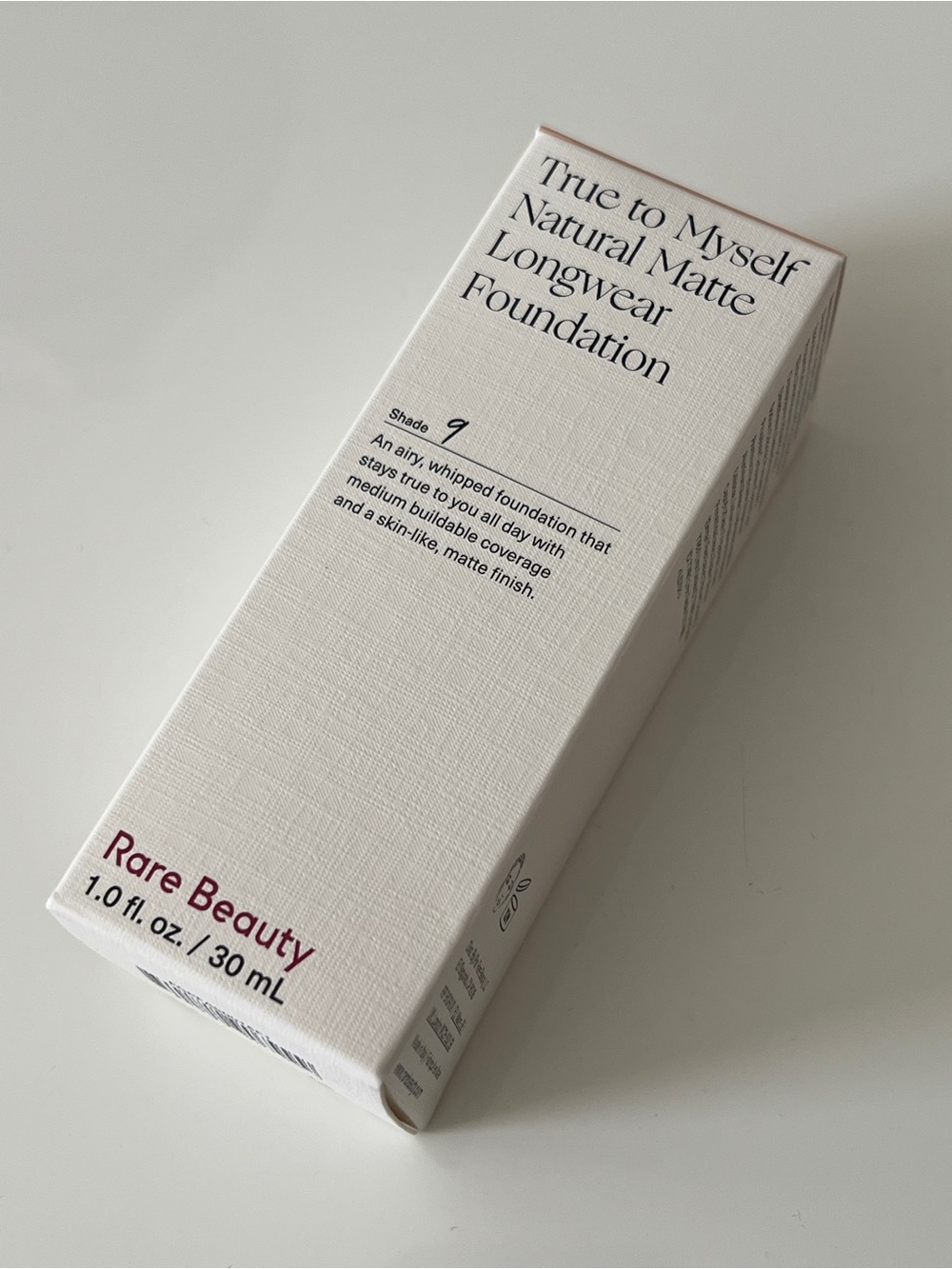 Rare Beauty True to Myself Natural Matte Longwear Foundation ​- 9 Light Neutral - Picture 8 of 8